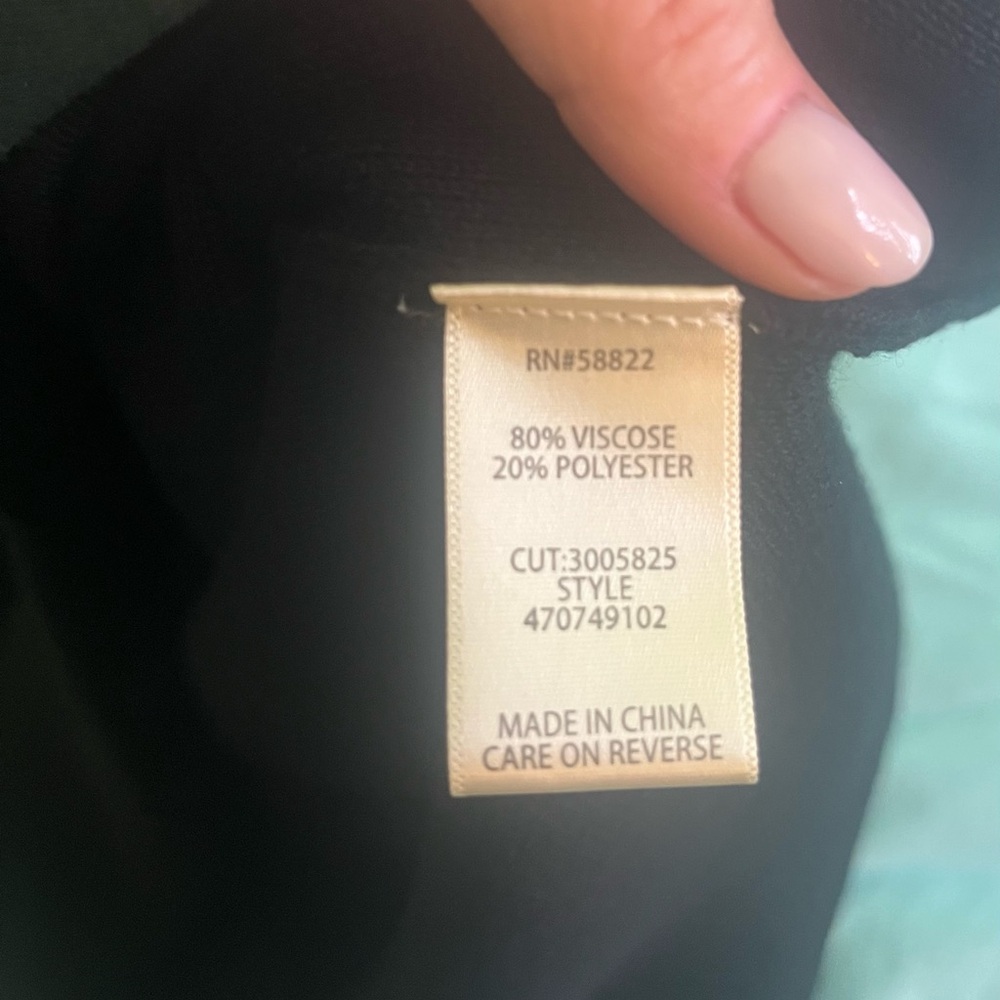 Max Studio Black Mock Turtleneck View 5